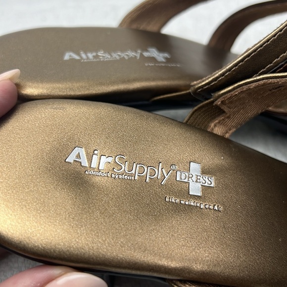 Air Supply,  Women's Brown Slide Sandals - Picture 4 of 6